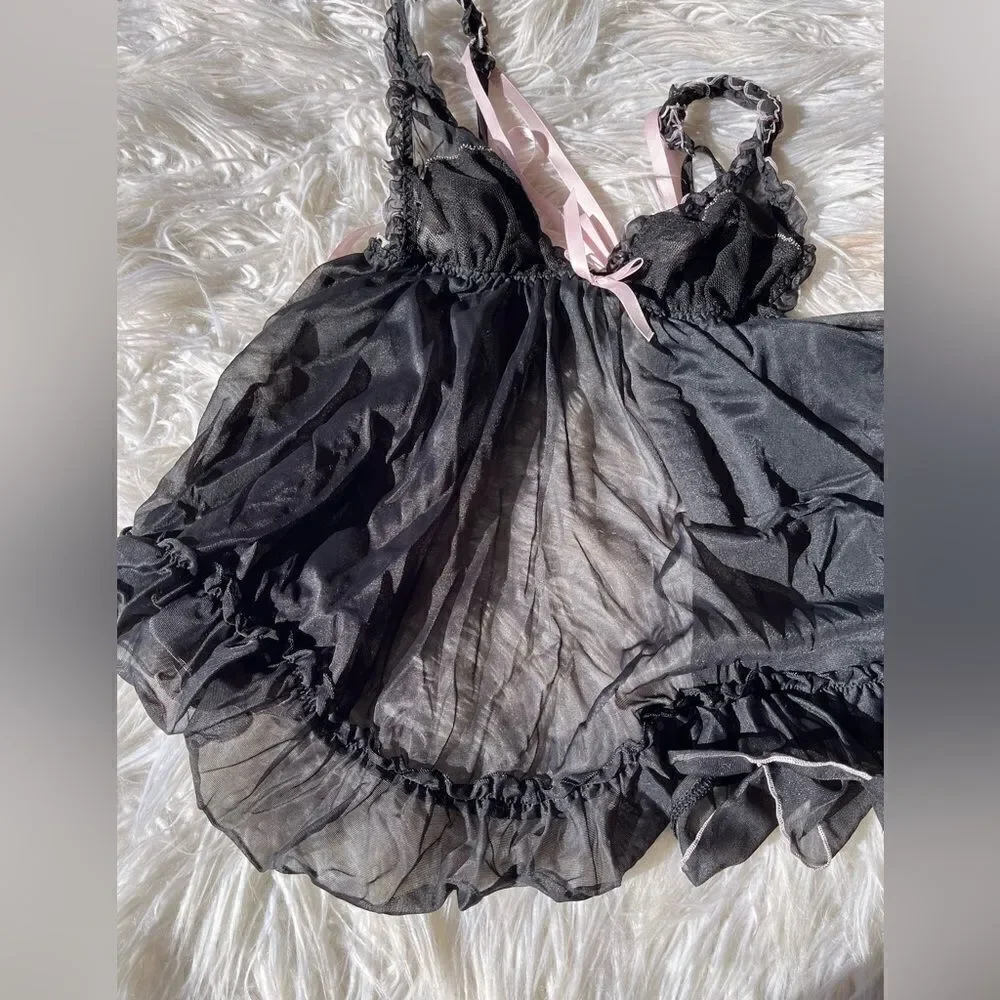 Victorias Secret 💫very sexy black teddy 💫medium